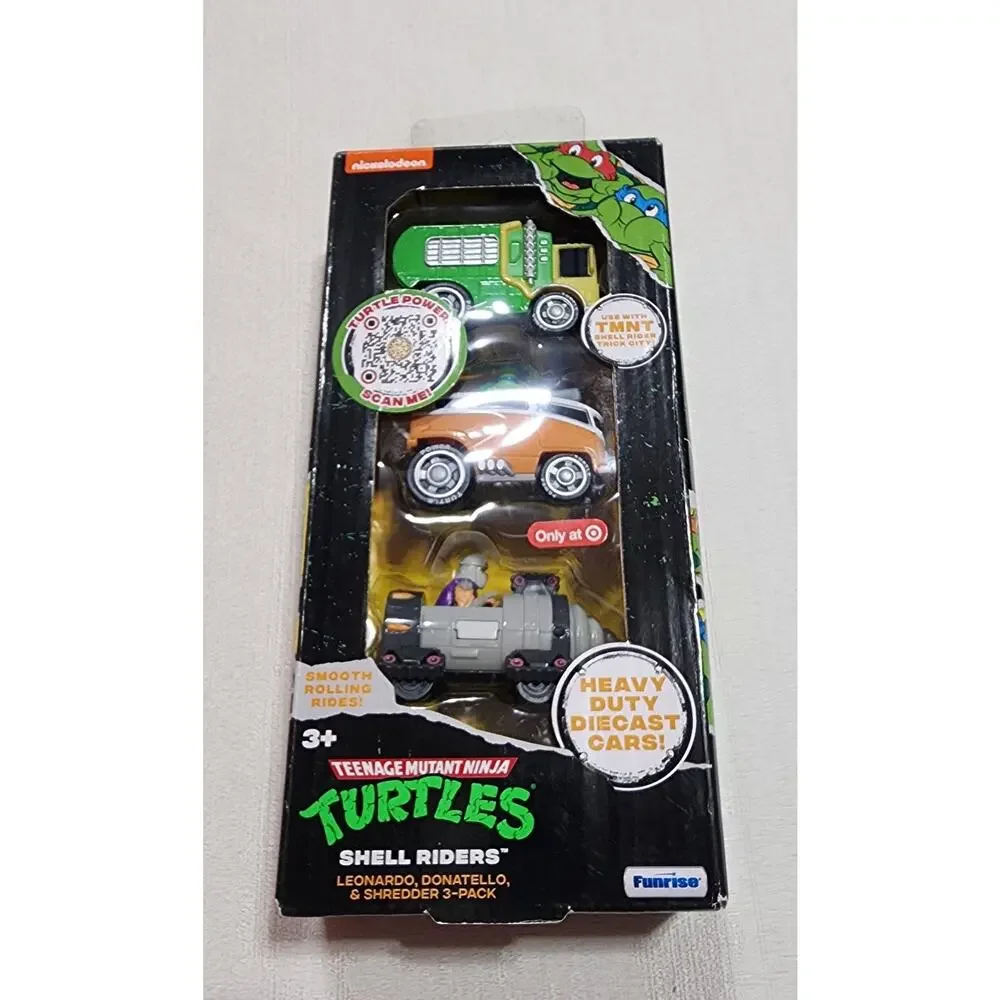 Teenage mutant ninja shell riders 3-pack diecast cars